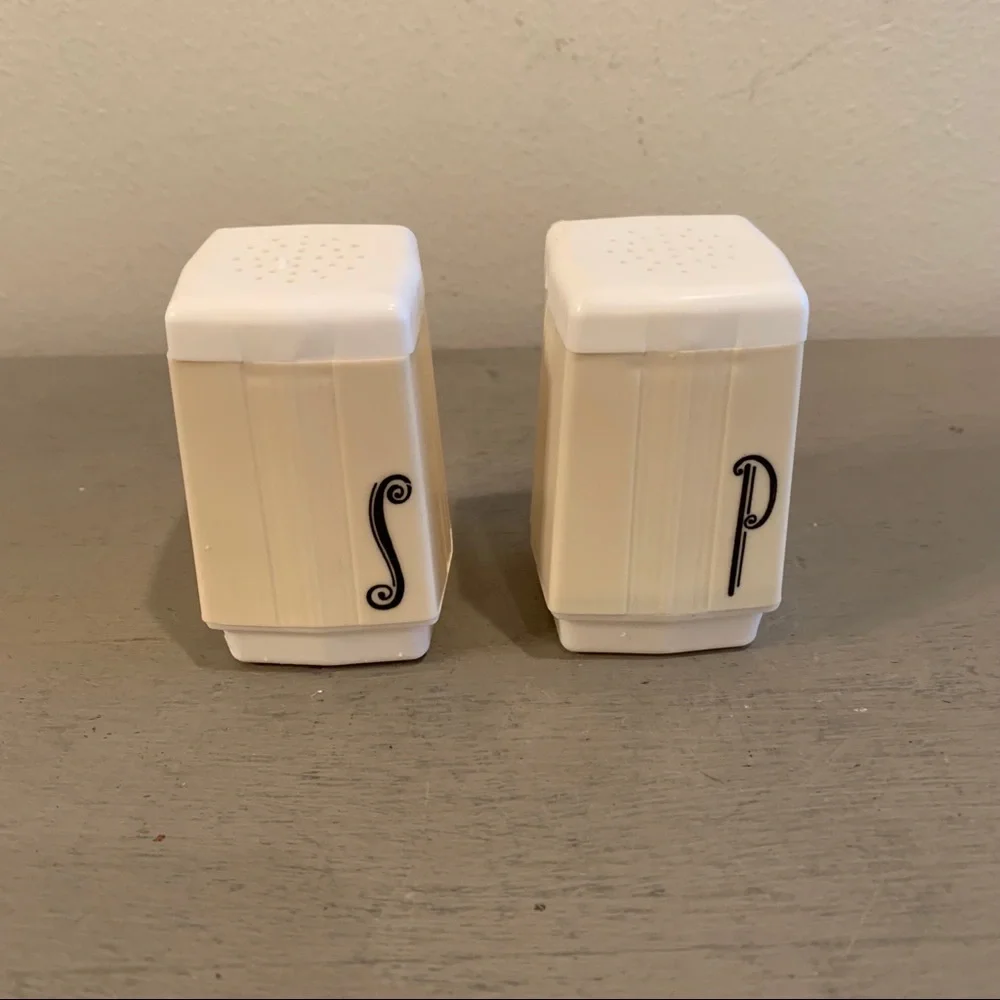 Vintage Mid-Century Salt And Pepper Shakers.